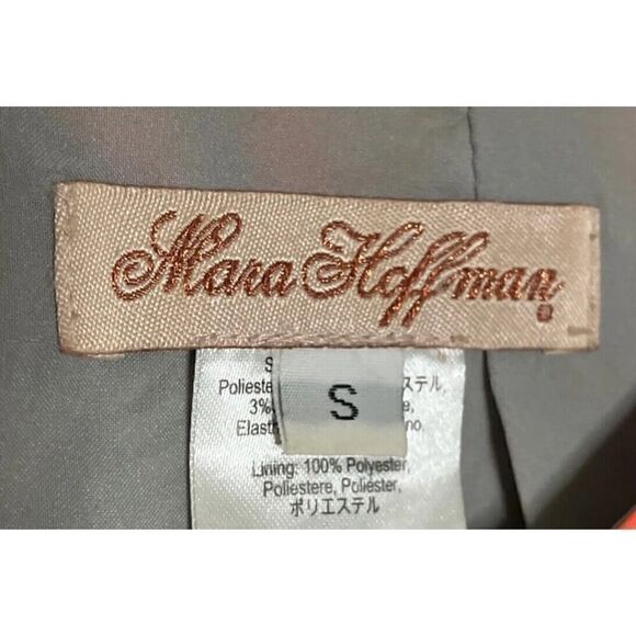 Mara Hoffman Shift Dress Geometric Print Neon Pink US Womens Size S - Picture 7 of 9